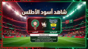 القنوات الناقلة لمباراة المغرب وإكوادور الودية 2026: “أسود الأطلس” في مواجهة لاتينية شرسة
