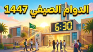 مواعيد الدوام الصيفي للمدارس السعودية 1447: متى يبدأ الطابور الصباحي في منطقتك؟
